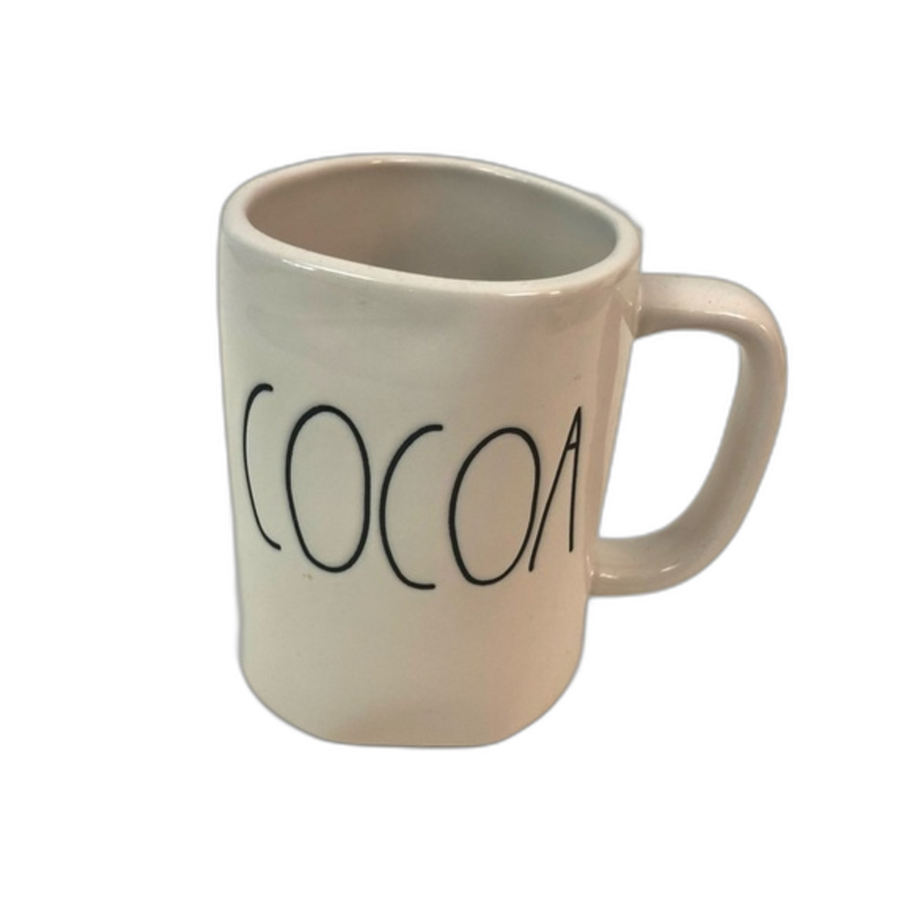 Rae Dunn Cocoa Mug One Size Hot Chocolate Cup Winter Snow